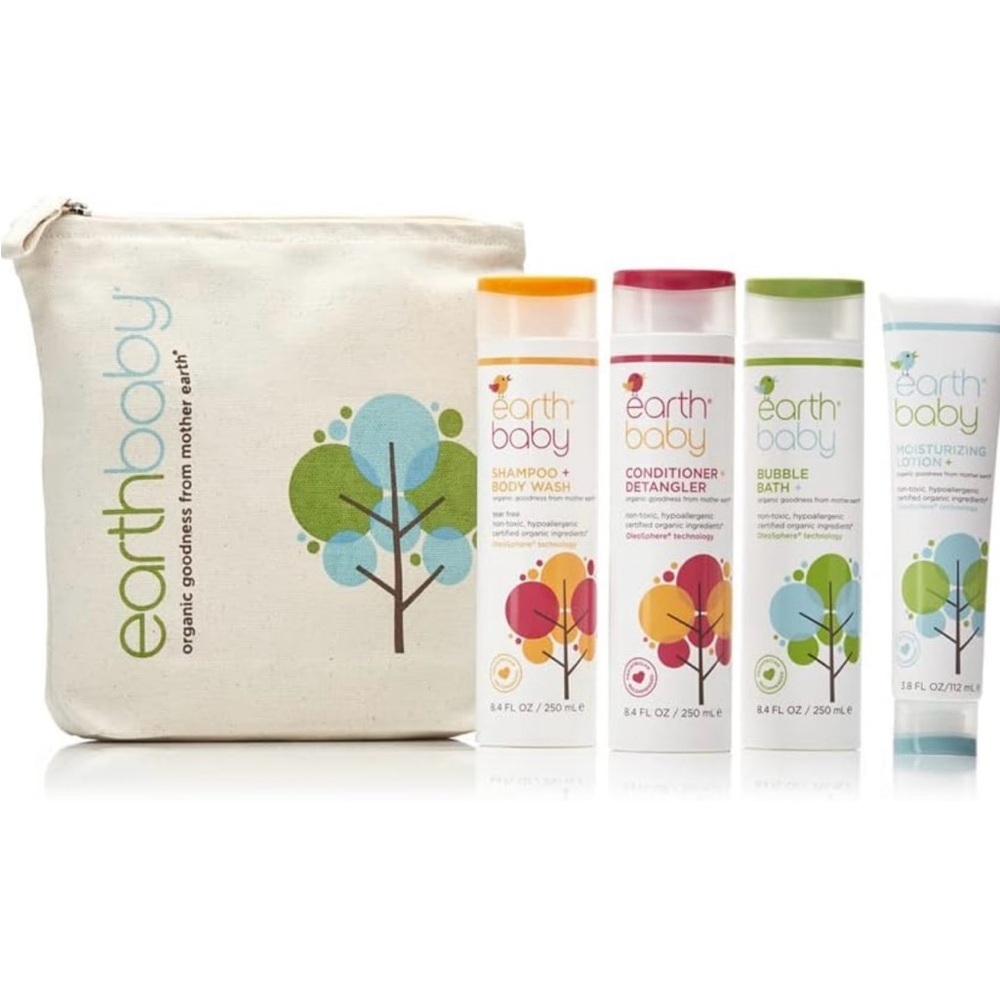 Earth Baby Organic Hypoallergenic Bath Essentials Kit